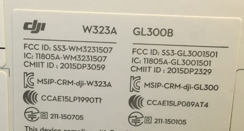 dji model w323a