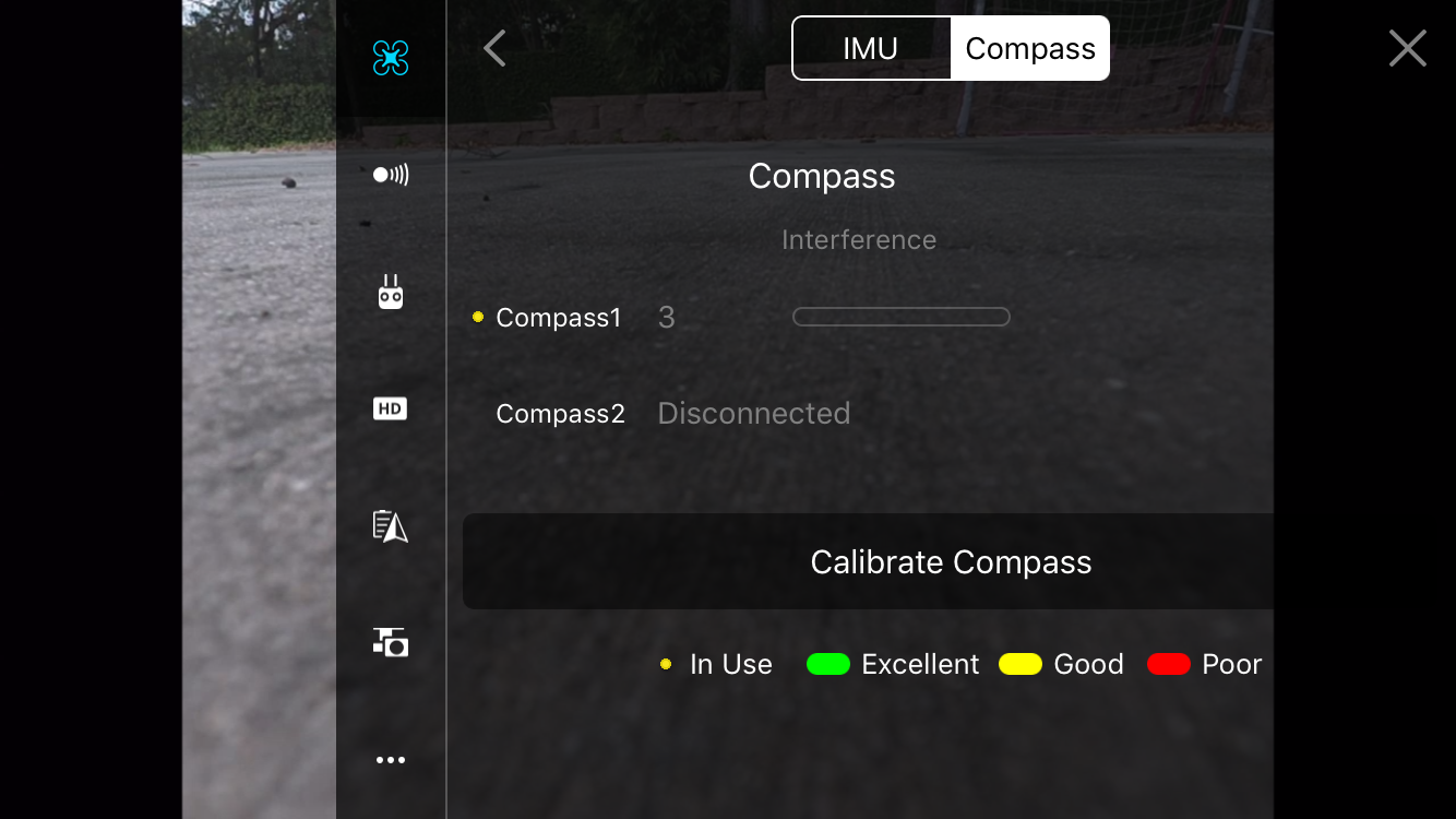 Dji go 4 calibrate hot sale compass