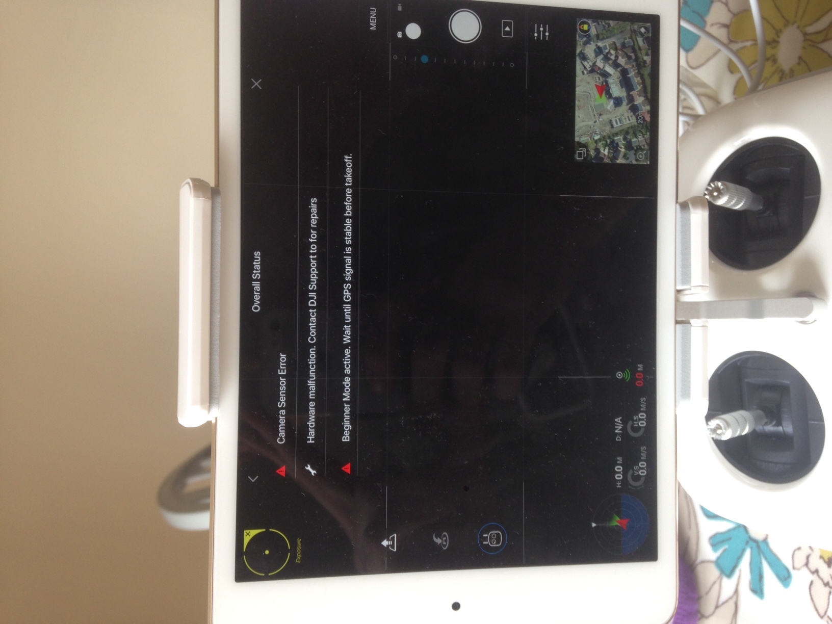 Camera Sensor Error DJI FORUM