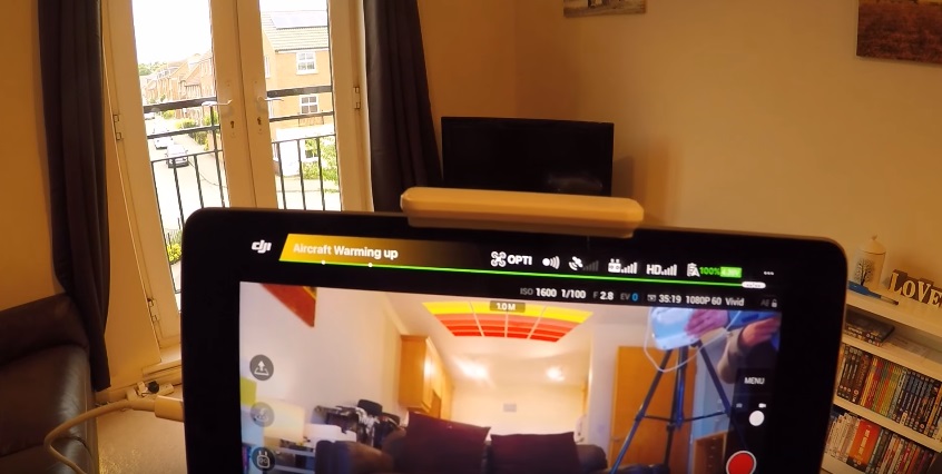 aircraft warming up phantom 3