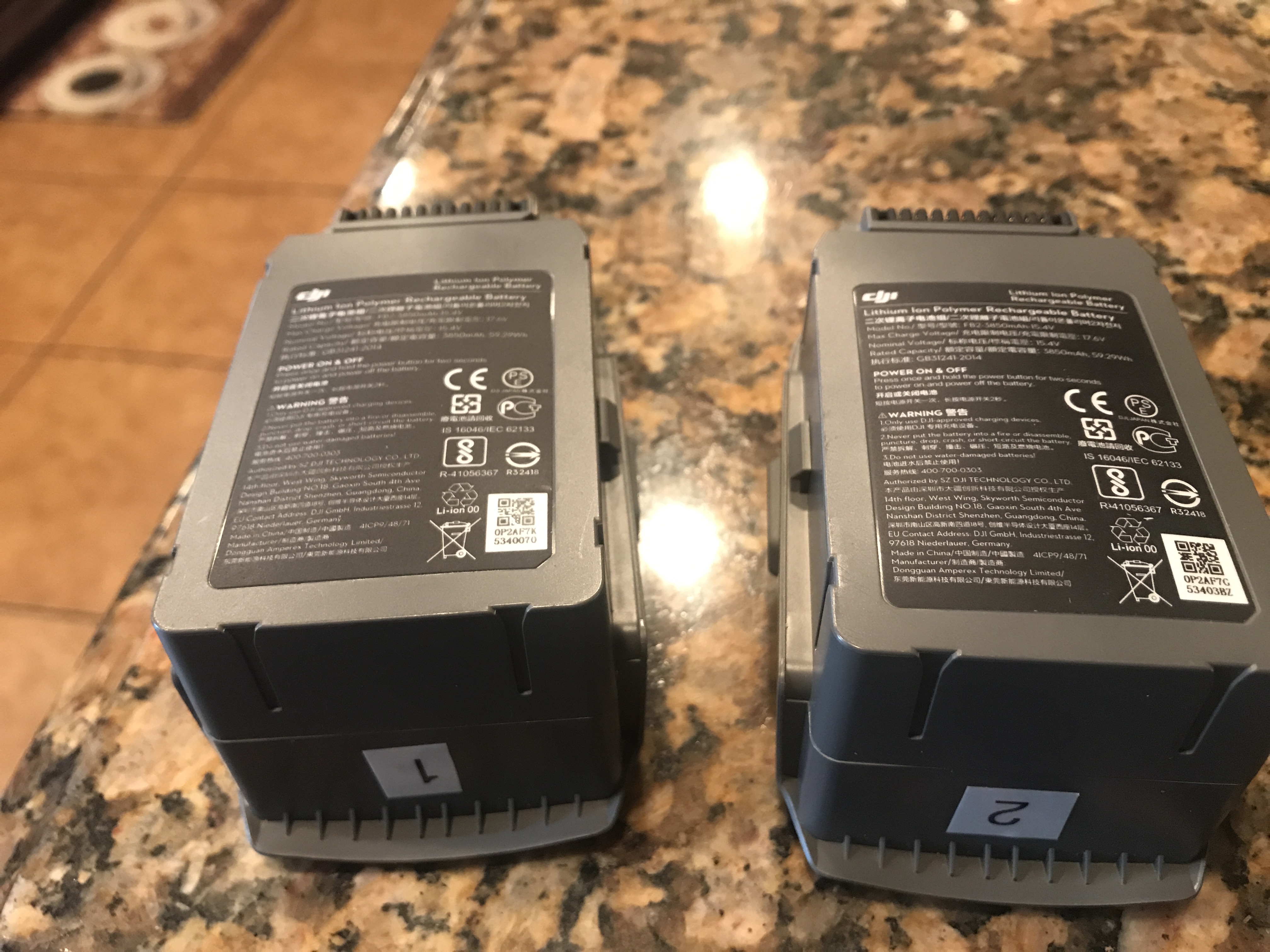 dji mavic pro battery swelling