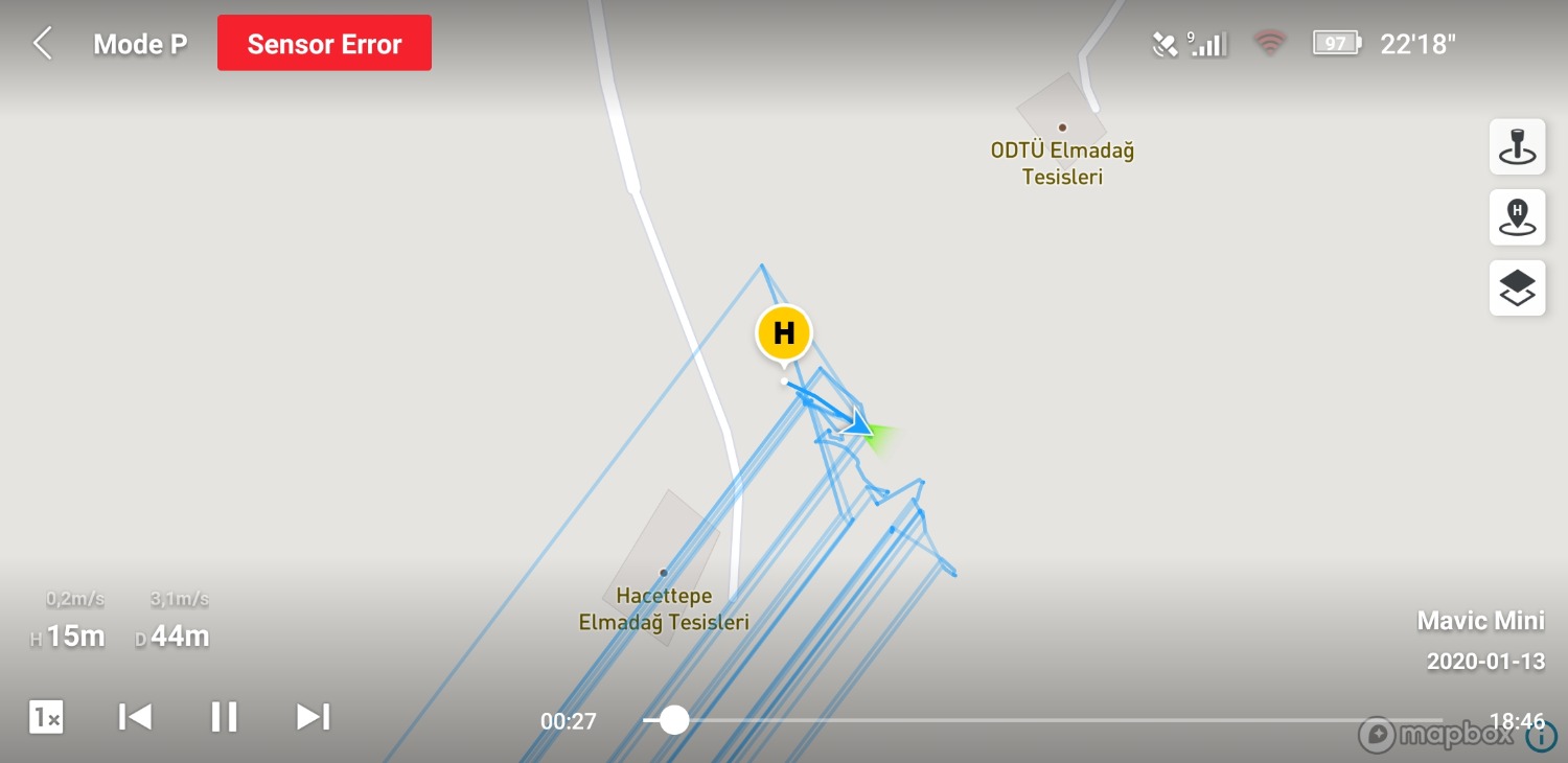 Mavic Mini Sensor Error why ? DJI FORUM