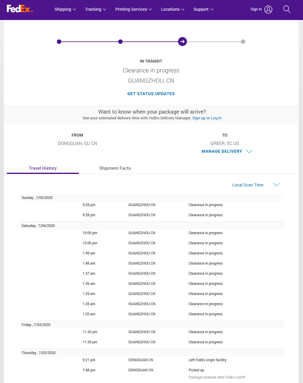 Shipment stuck in China customs. Customs release document appears ...