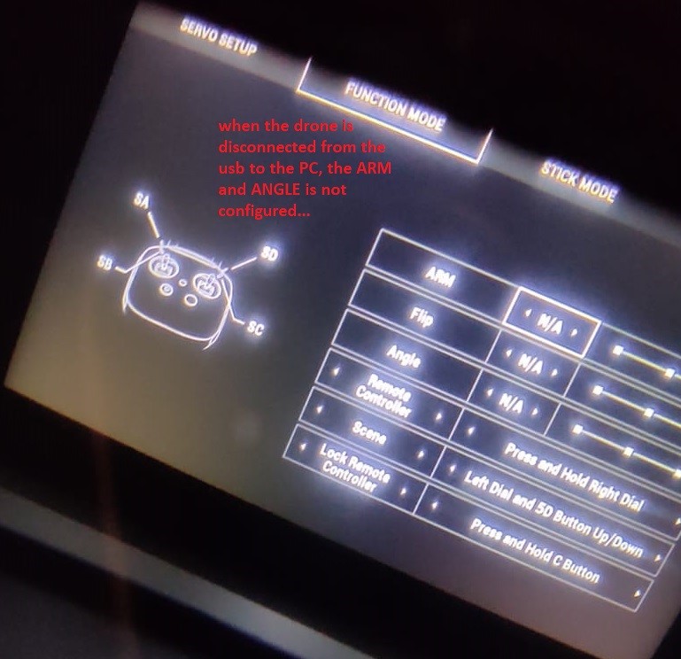DJI FPV controller working in betaflight but not when I go live DJI FORUM