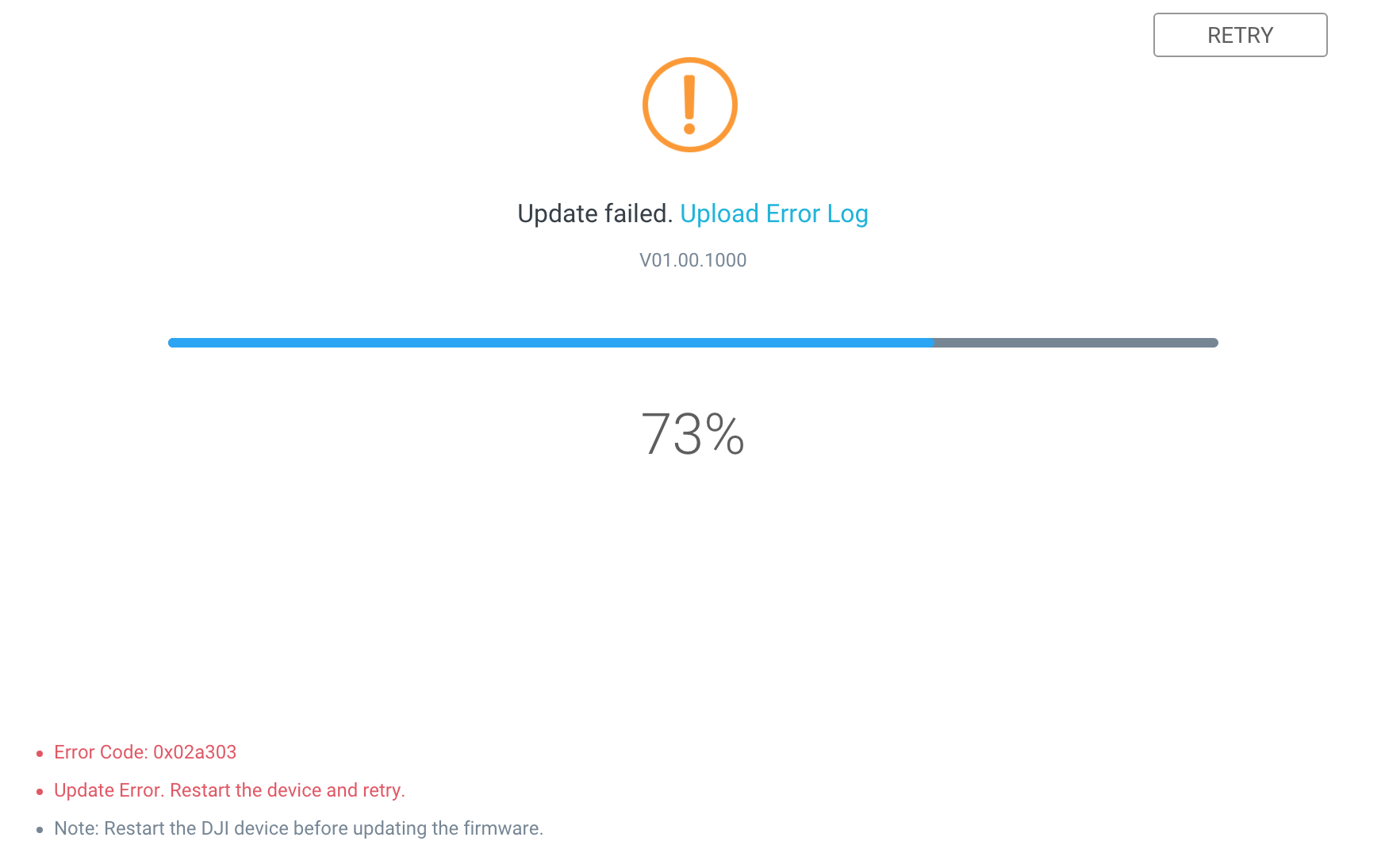 IMU Calibration error & Factory Restore not working DJI FORUM