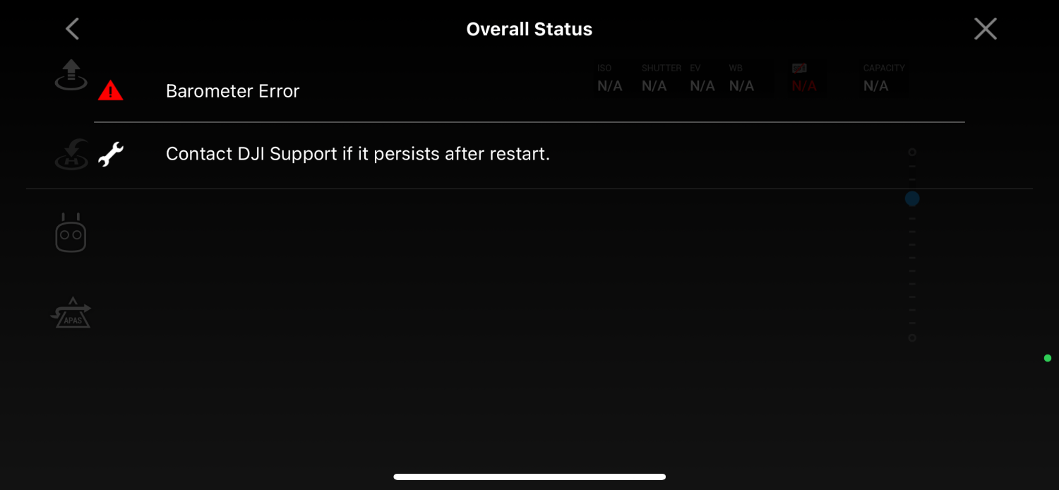 Mavic AirBarometer Error DJI FORUM