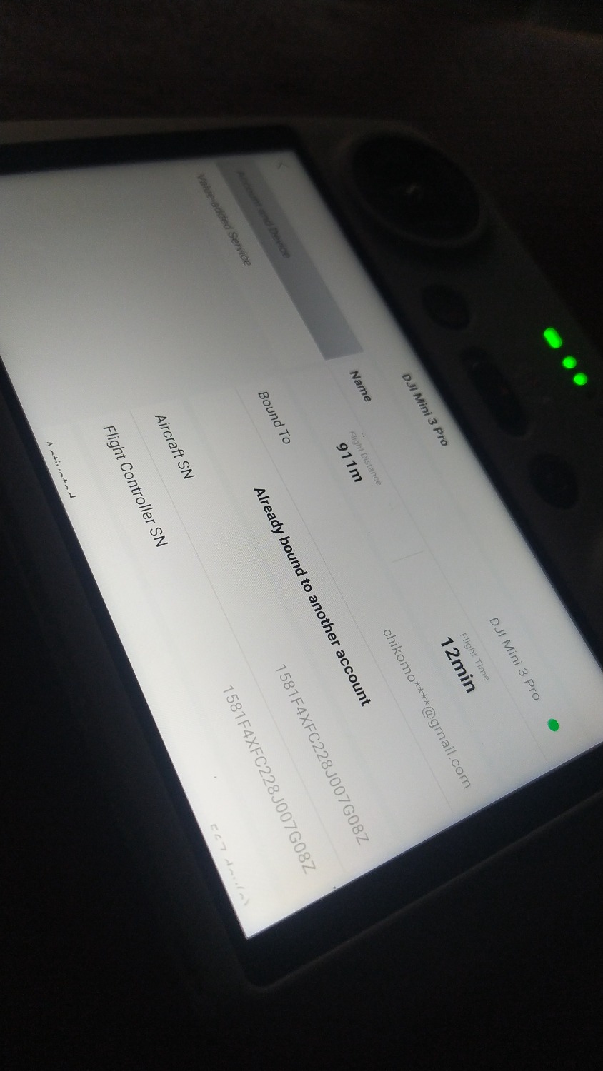 Connected device not bound to aircraft unable to start aircraft DJI FORUM